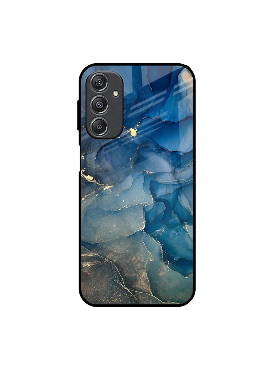 

QRIOH Quirky Printed Samsung Galaxy M34 5G Back Case Mobile Accessories, Blue