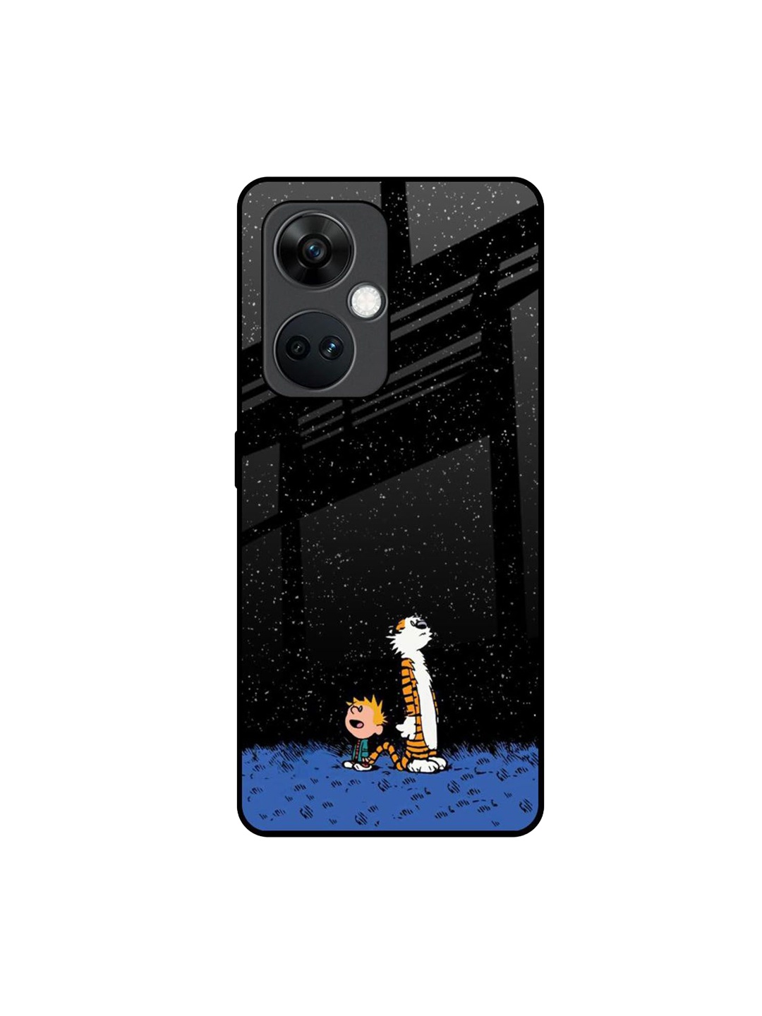 

QRIOH Quirky Printed OnePlus Nord CE 3 5G Back Case Mobile Accessories, Black