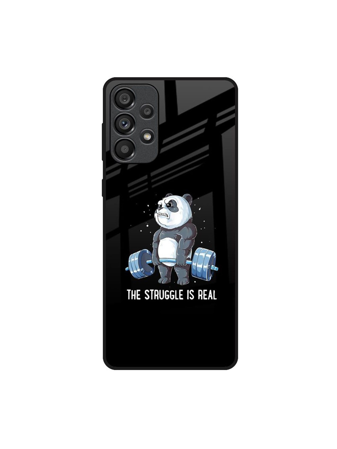 

QRIOH Quirky Printed Samsung Galaxy A33 5G Back Case Mobile Accessories, Black