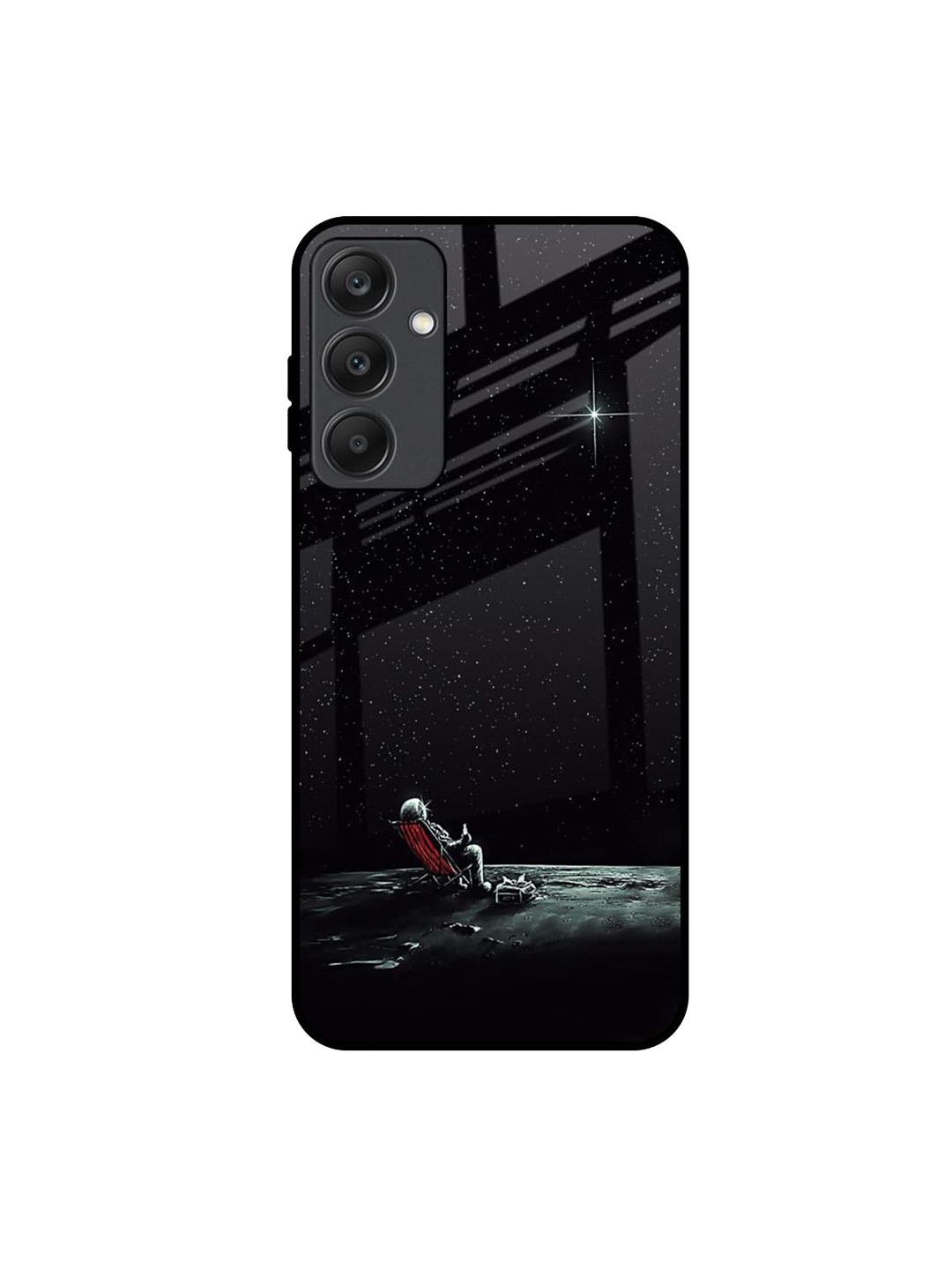 

QRIOH Quirky Printed Samsung Galaxy A25 5G Back Case Mobile Accessories, Black