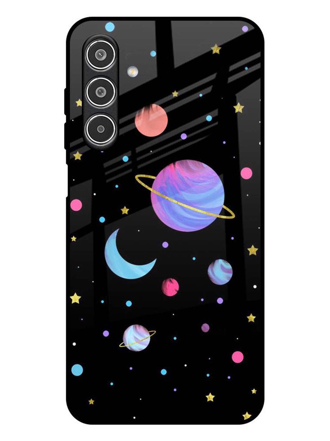 

QRIOH Quirky Printed Samsung Galaxy A26 5G Back Case Mobile Accessories, Black