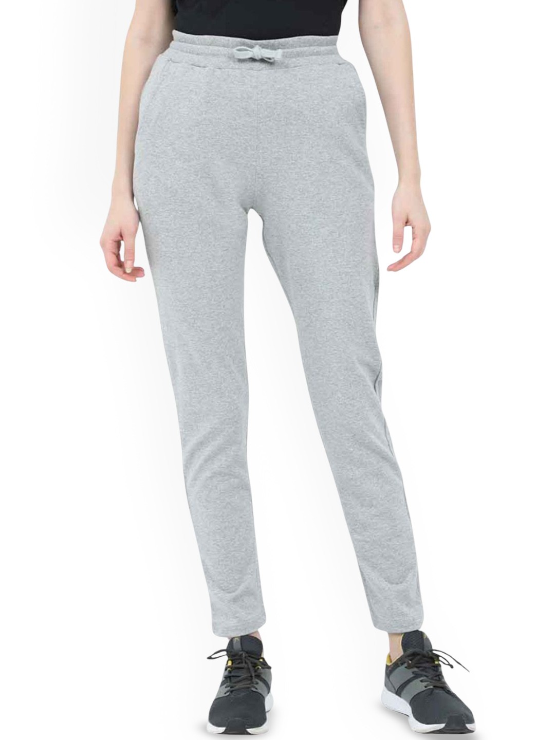 

Honeysuckle by Cotton Colors Women Slim Fit Mid Rise Track Pants, Grey