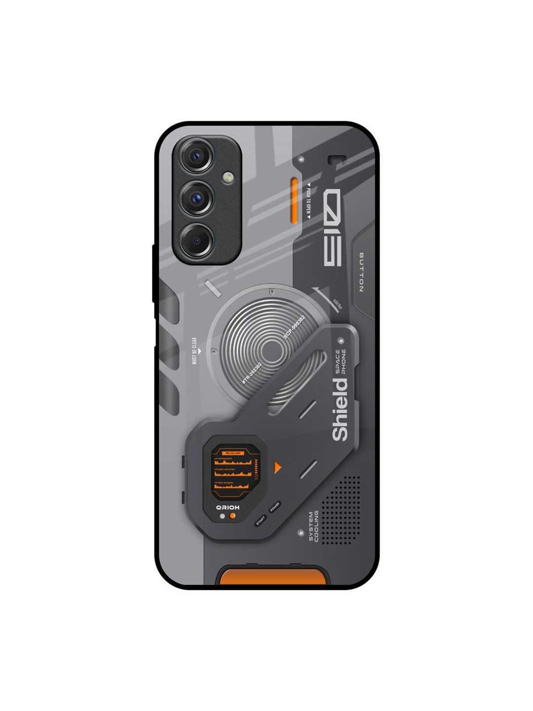 

QRIOH Typography Printed Samsung Galaxy F34 5G Back Case Mobile Accessories, Grey