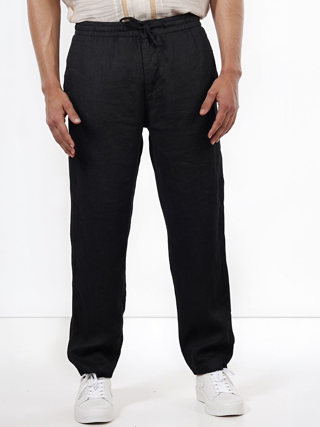

Celio Men Easy Wash Trousers, Black