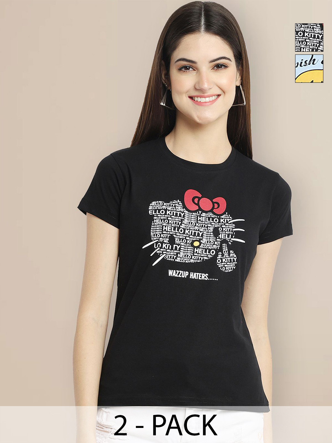 

Metronaut Women Typography 2 Printed T-shirt, Multi