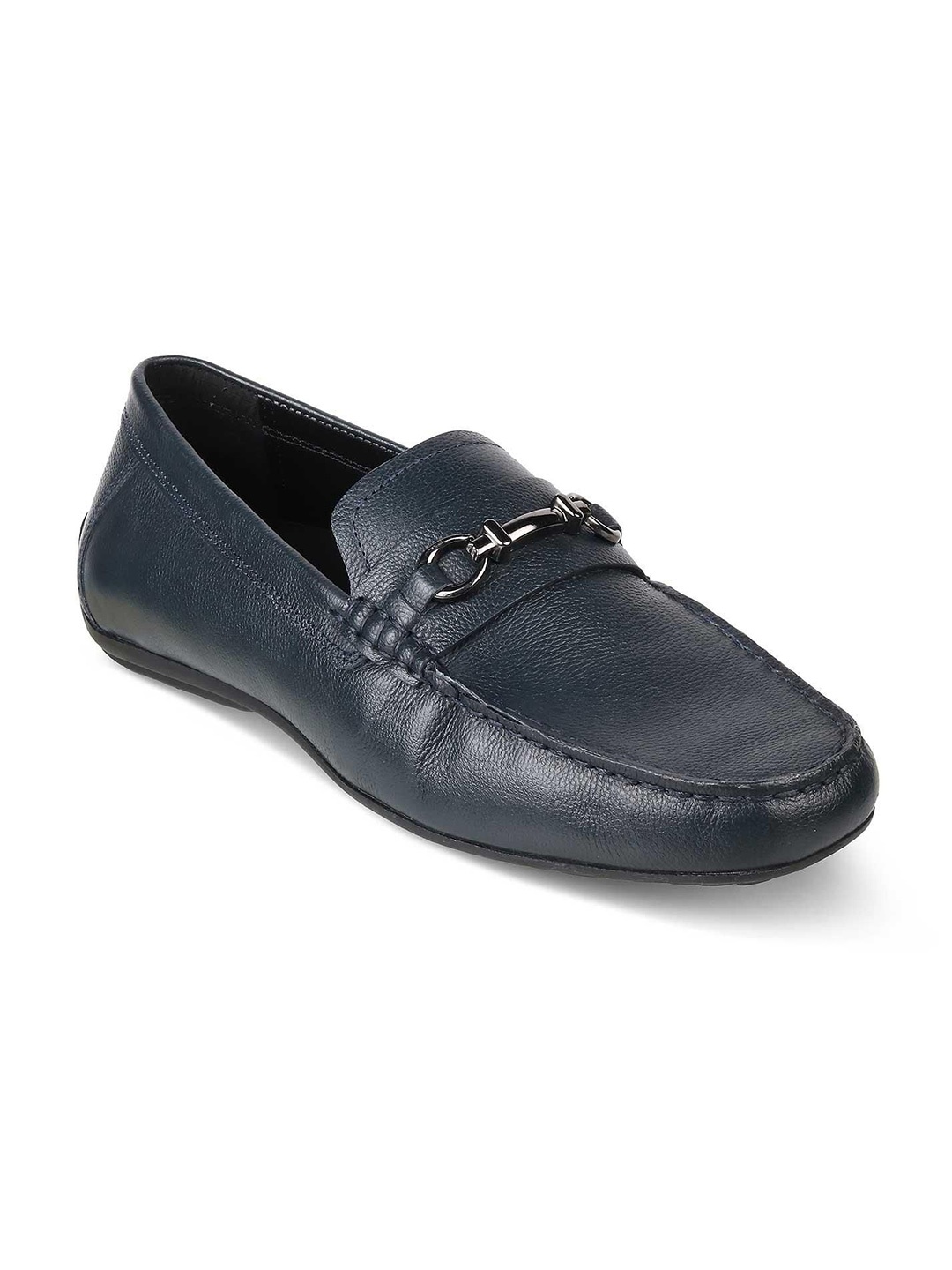 

Tresmode The Sandee Blue Men's Leather Driving Loafers