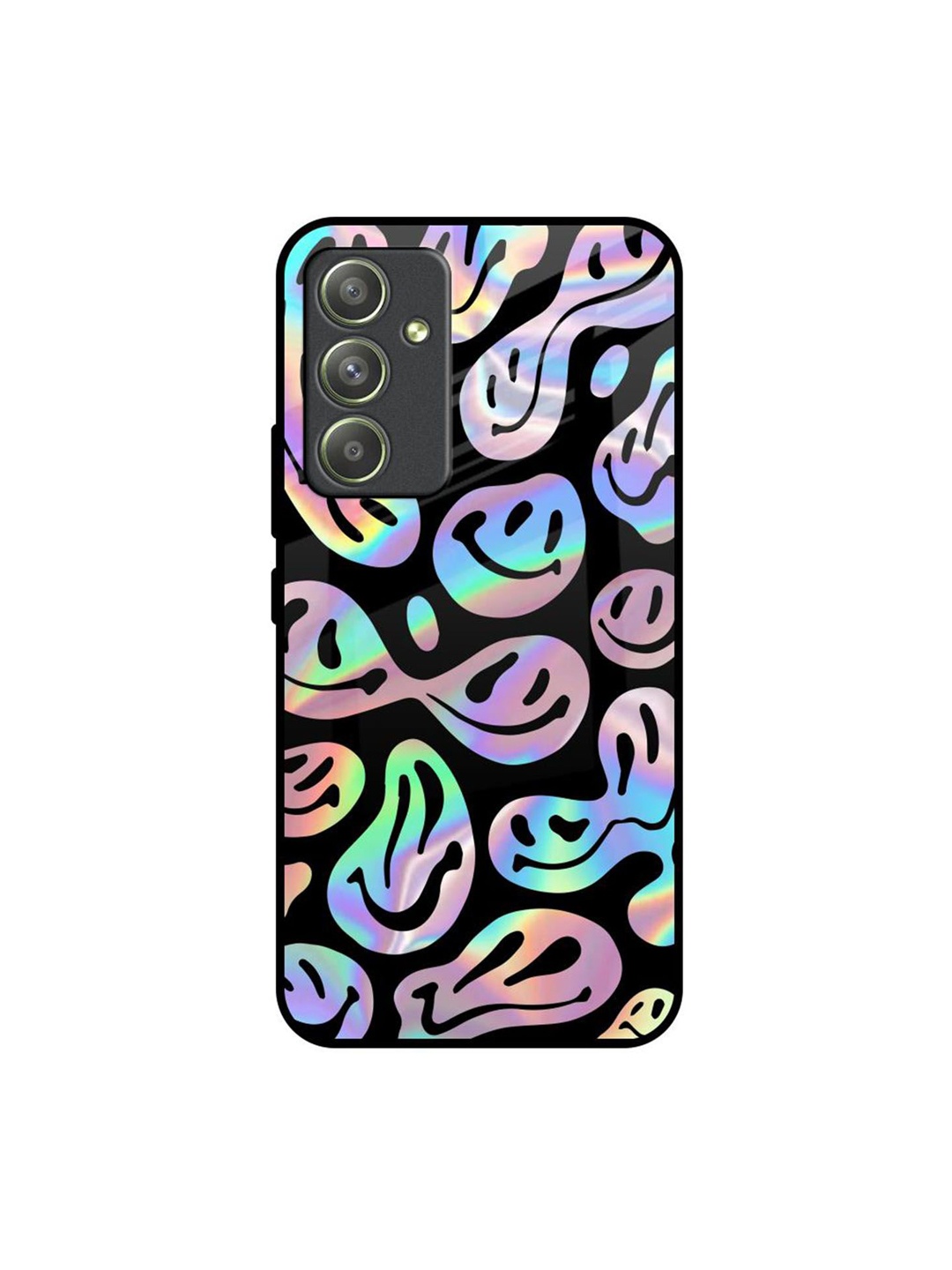 

QRIOH Quirky Printed Samsung Galaxy A54 5G Back Case Mobile Accessories, Black