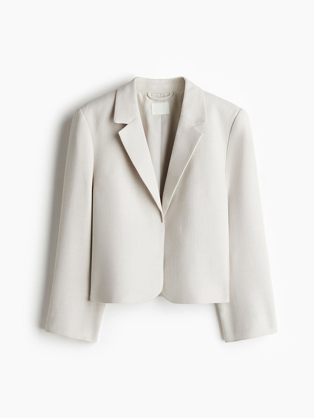 

H&M Slit-Cuff Blazer, Beige