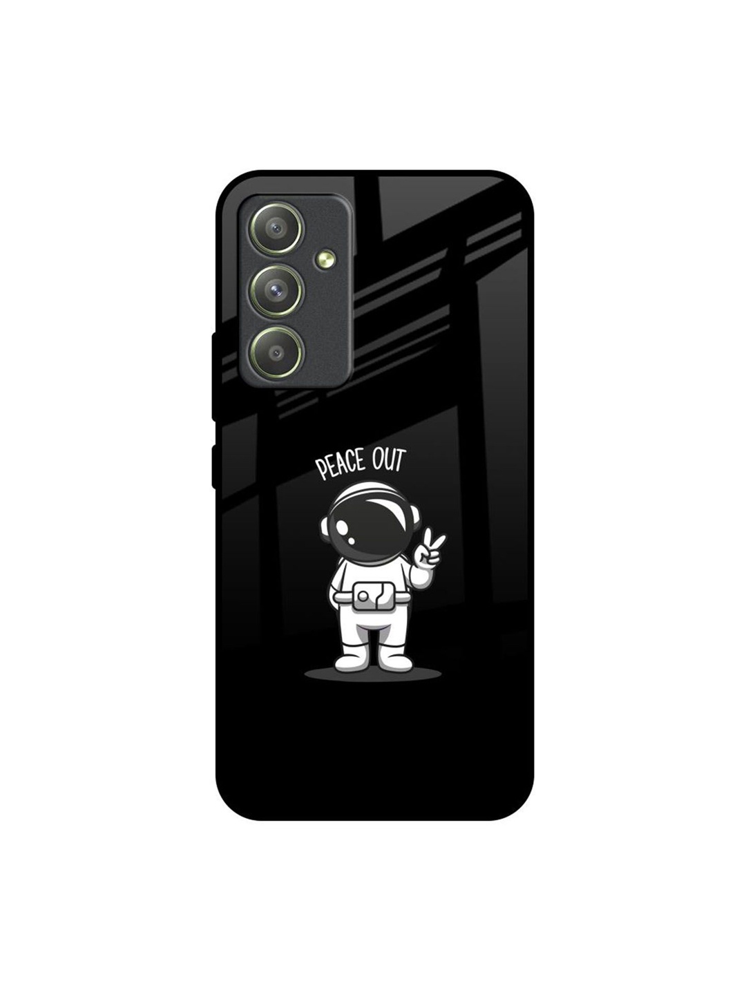 

QRIOH Quirky Printed Samsung Galaxy A54 5G Back Case Mobile Accessories, Black