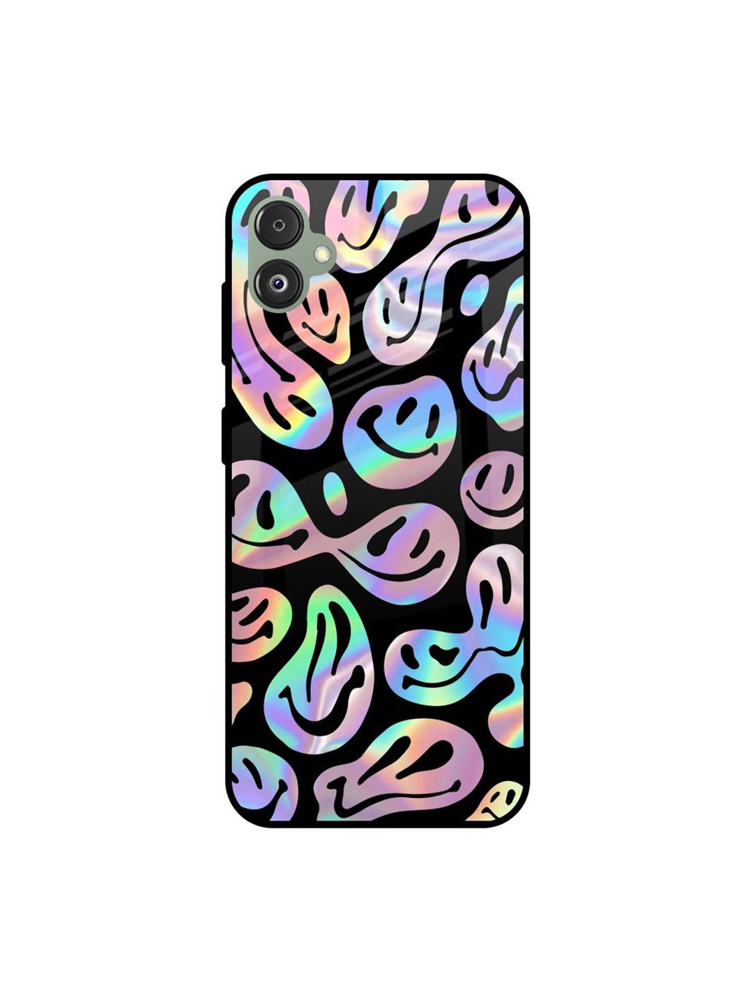 

QRIOH Quirky Printed Samsung Galaxy F14 5G Back Case Mobile Accessories, Black