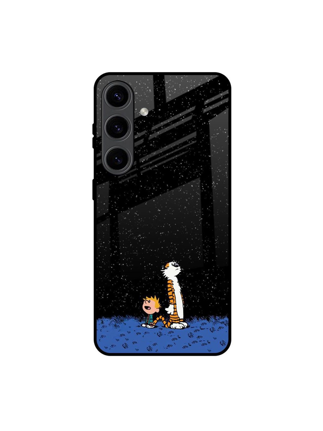 

QRIOH Quirky Printed Samsung Galaxy S24 5G Back Case Mobile Accessories, Black