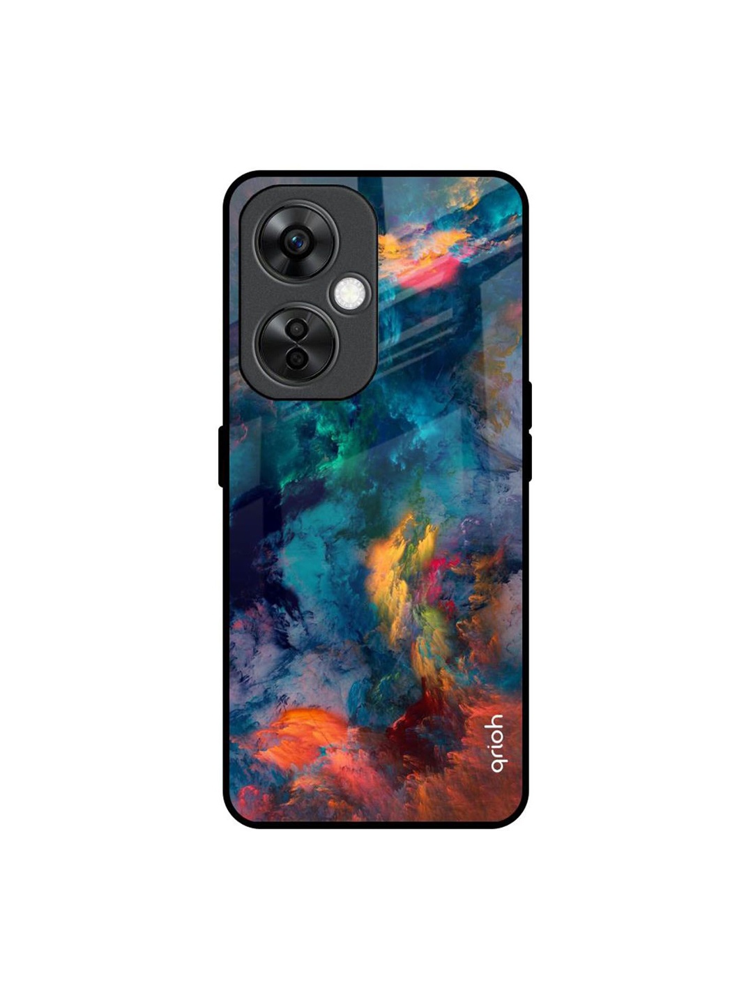 

QRIOH Abstract Printed OnePlus Nord CE 3 Lite 5G Back Case Mobile Accessories, Blue