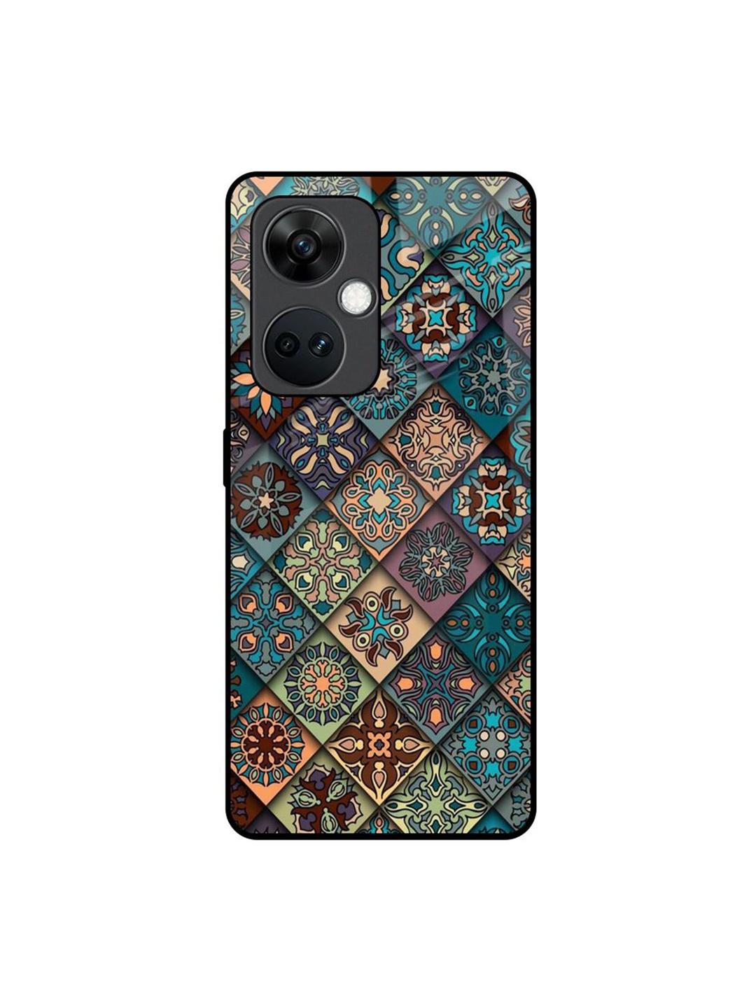 

QRIOH Floral Printed OnePlus Nord CE 3 5G Back Case Mobile Accessories, Blue