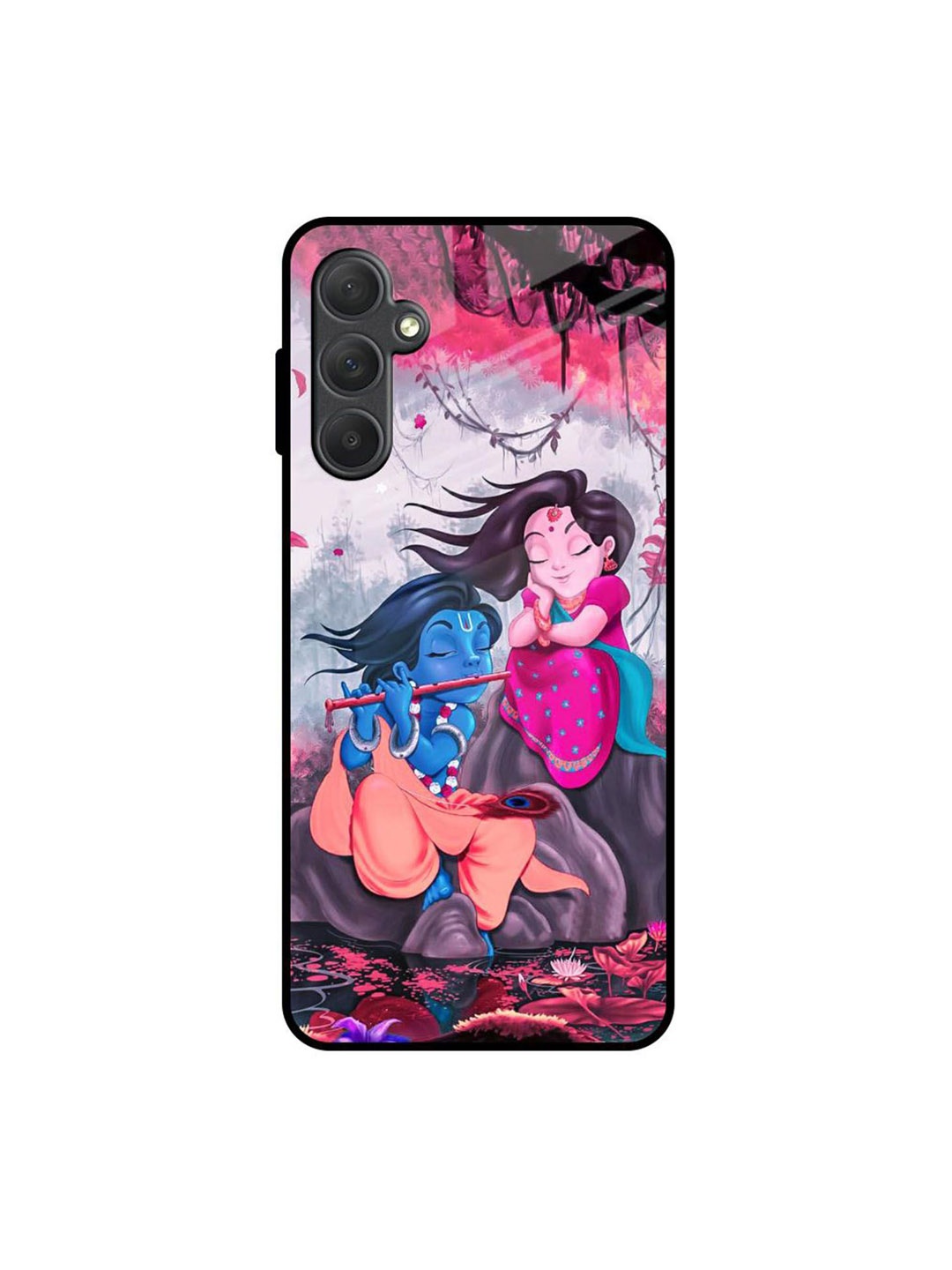

QRIOH Quirky Printed Samsung Galaxy M54 5G Back Case Mobile Accessories, Pink