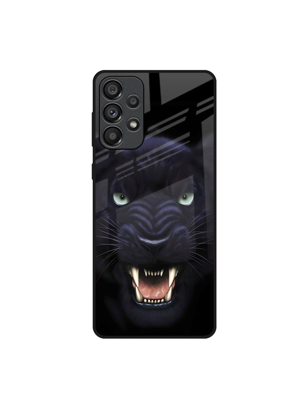 

QRIOH Quirky Printed Samsung Galaxy A73 5G Back Case Mobile Accessories, Black