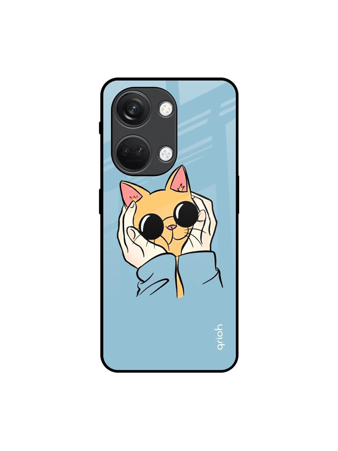 

QRIOH Quirky Printed OnePlus Nord 3 5G Back Case Mobile Accessories, Blue