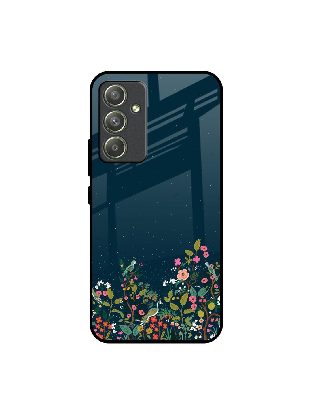 

QRIOH Floral Printed Samsung Galaxy A54 5G Back Case Mobile Accessories, Green