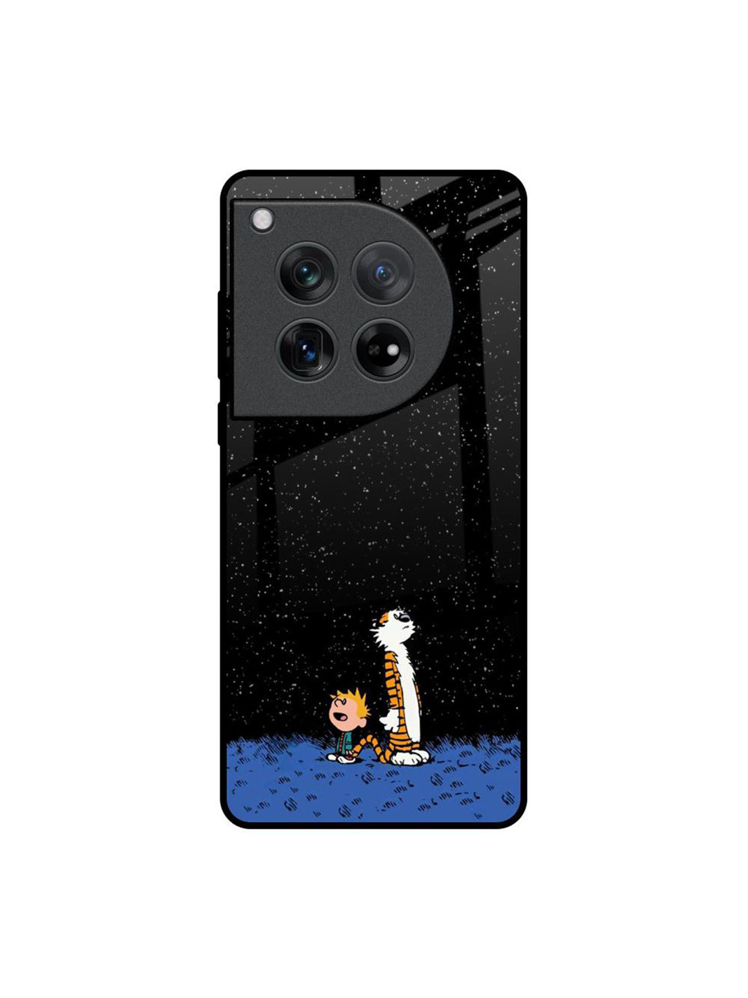 

QRIOH Quirky Printed Oneplus 12 Back Case Mobile Accessories, Black