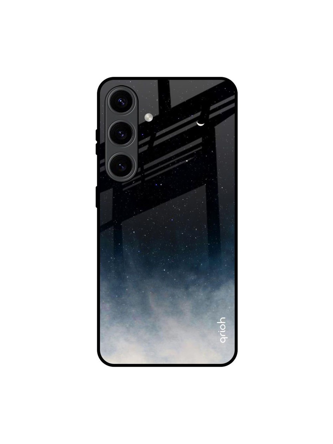 

QRIOH Abstract Printed Samsung Galaxy S24 5G Back Case Mobile Accessories, Black