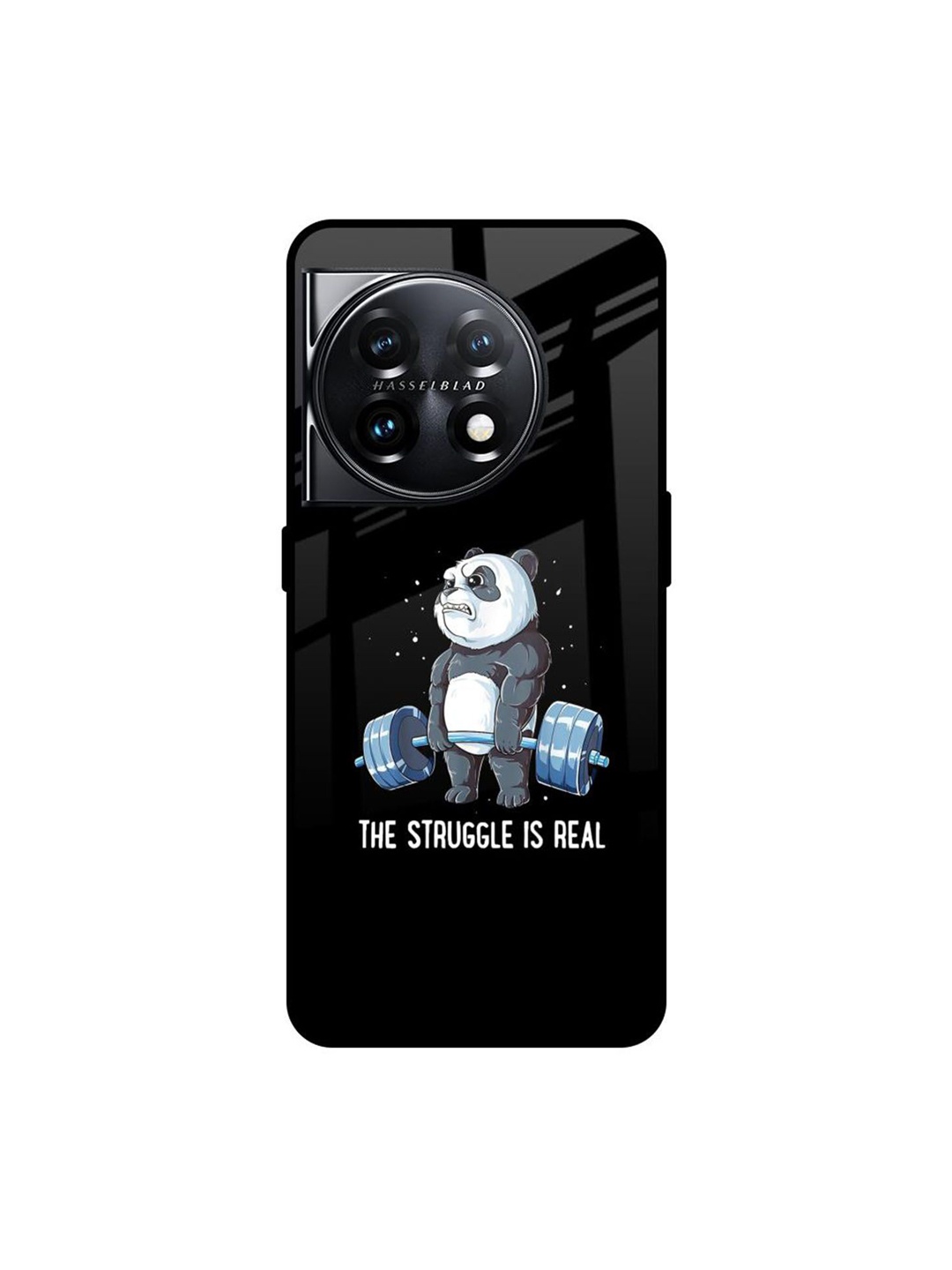

QRIOH Quirky Printed OnePlus 11 5G Back Case Mobile Accessories, Black