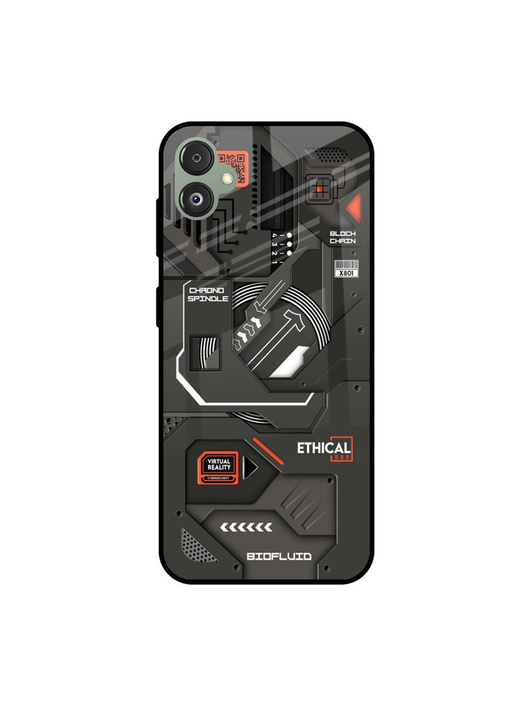 

QRIOH Typography Printed Samsung Galaxy F14 5G Back Case Mobile Accessories, Black
