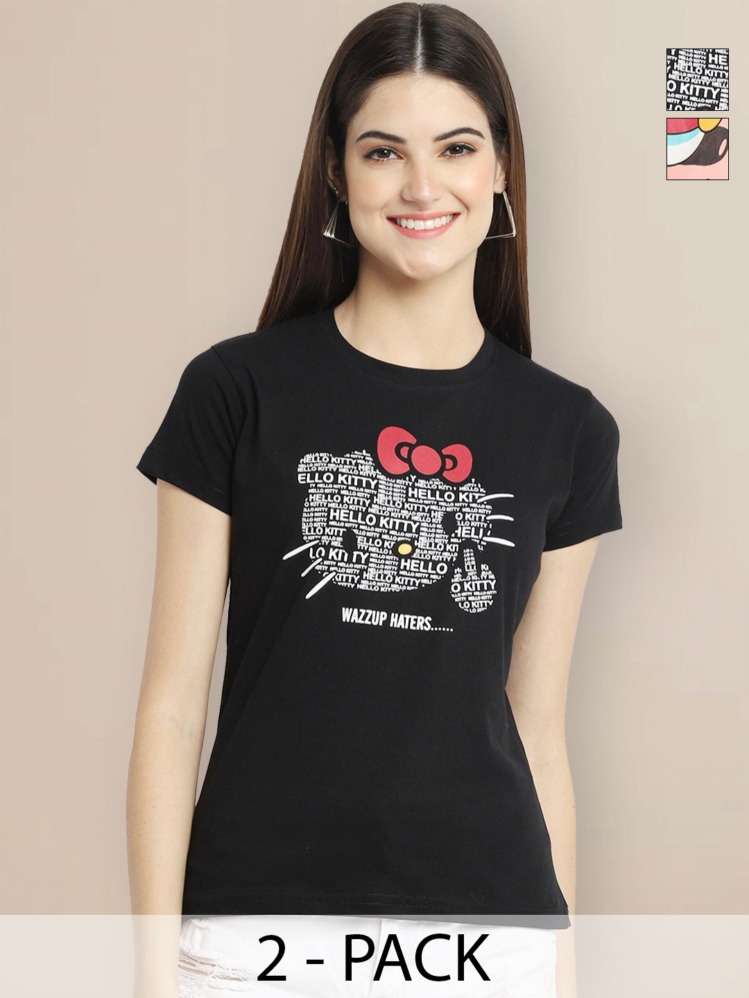 

Metronaut Women Typography 2 Printed T-shirt, Multi