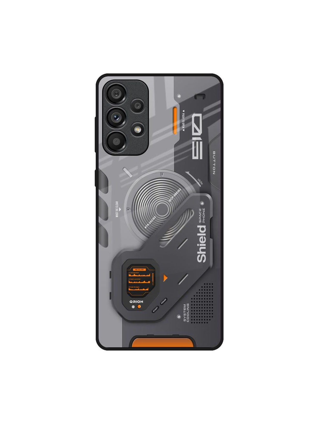 

QRIOH Typography Printed Samsung Galaxy A33 5G Back Case Mobile Accessories, Grey