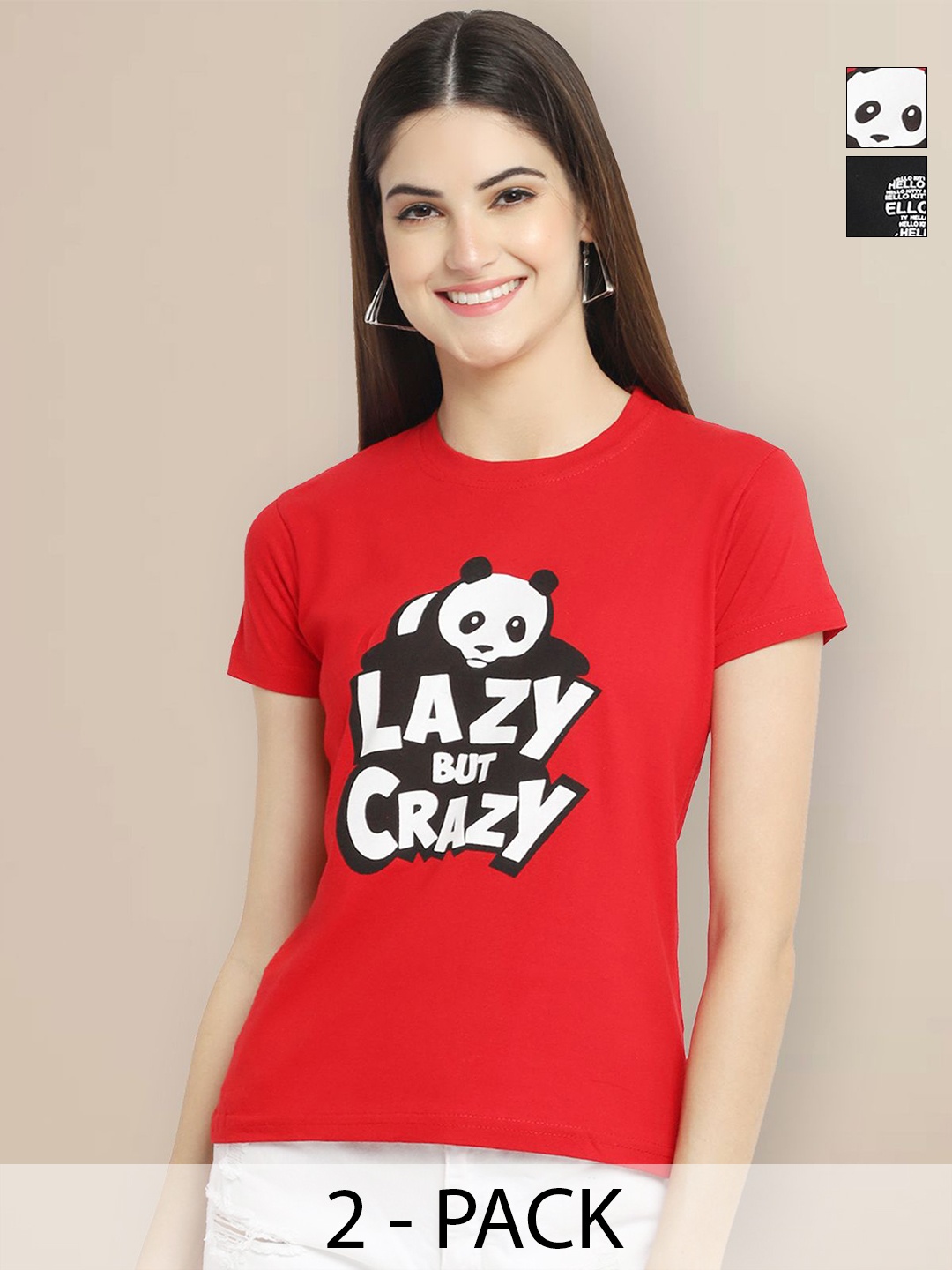 

Metronaut Women Typography 2 Printed T-shirt, Multi