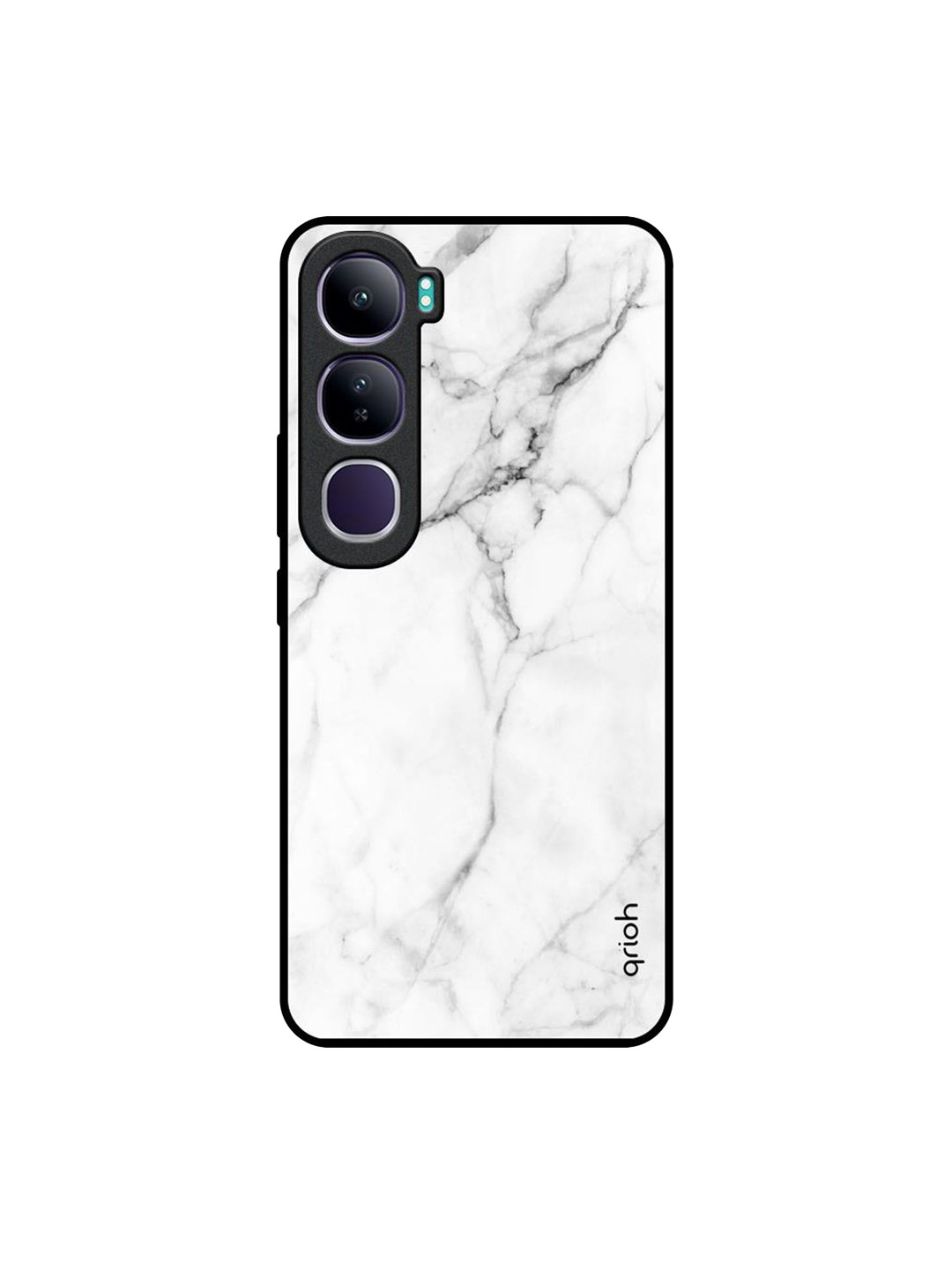 

QRIOH Quirky Printed Vivo Y300 5G Back Case Mobile Accessories, White