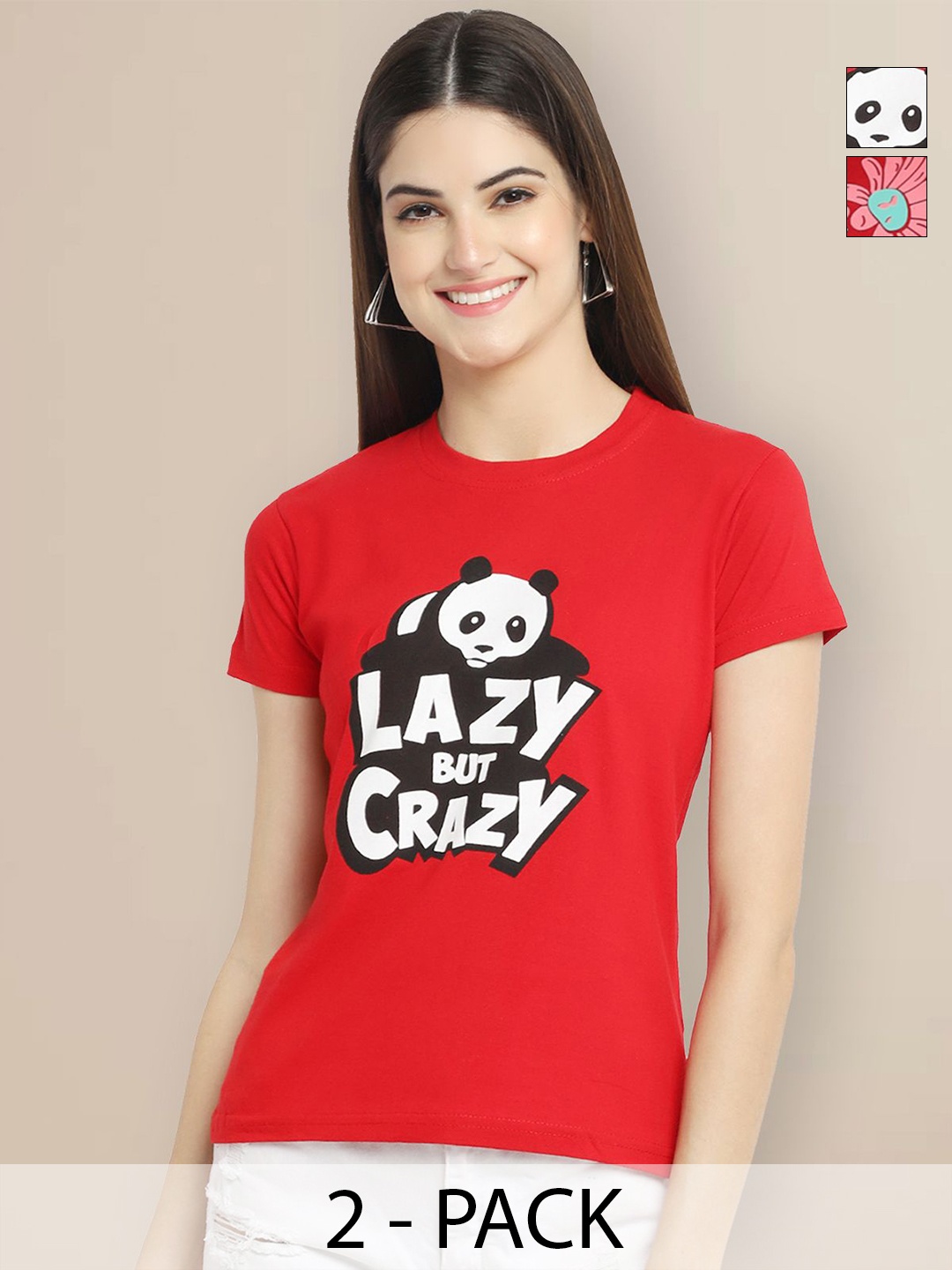 

Metronaut Women Typography 2 Printed T-shirt, Multi