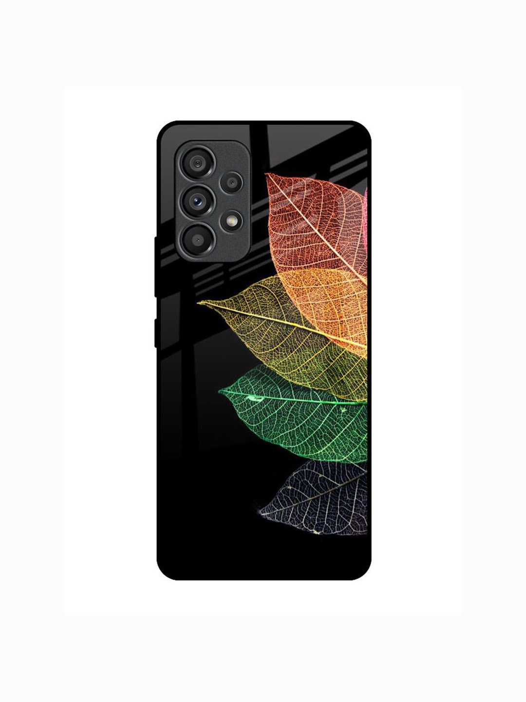 

QRIOH Quirky Printed Samsung Galaxy A53 5G Back Case Mobile Accessories, Black