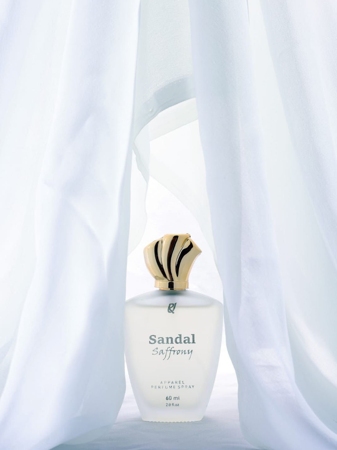 

RU Sandal Saffrony Long Lasting Alcohol Free Eau de Parfum - 60 ml, Transparent