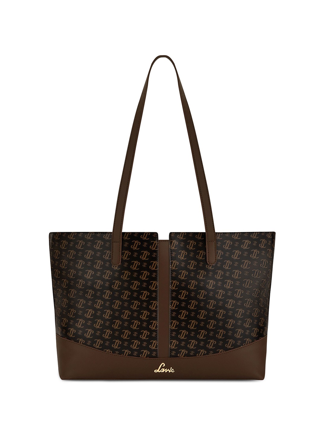

Lavie Printed Structured Tote Bag, Brown