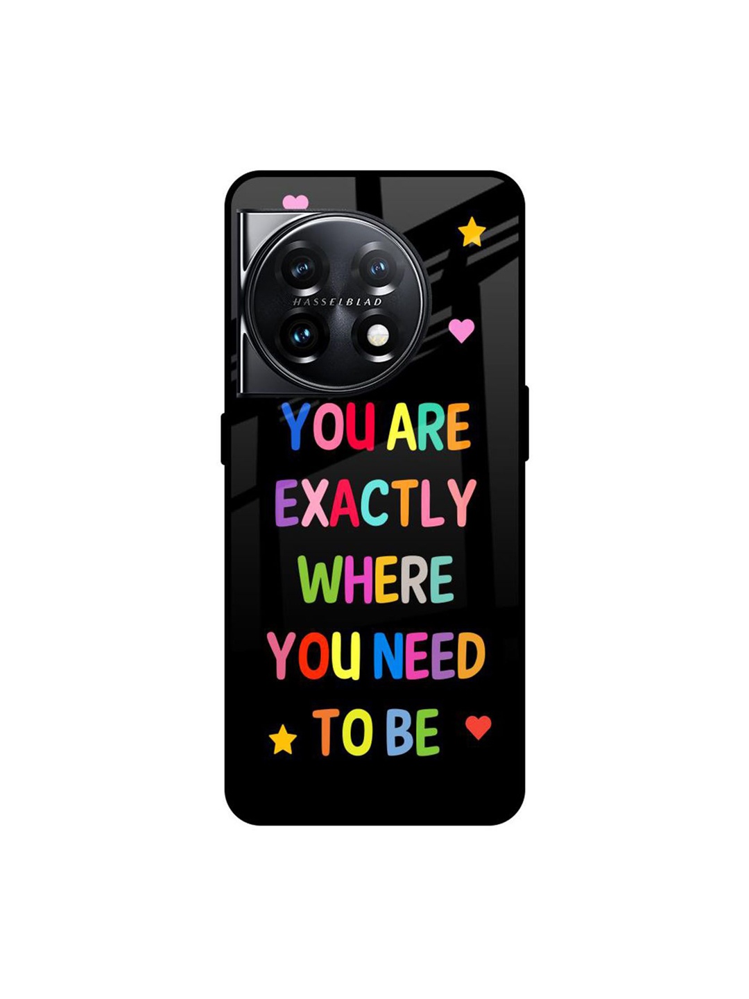 

QRIOH Typography Printed OnePlus 11 5G Back Case Mobile Accessories, Black
