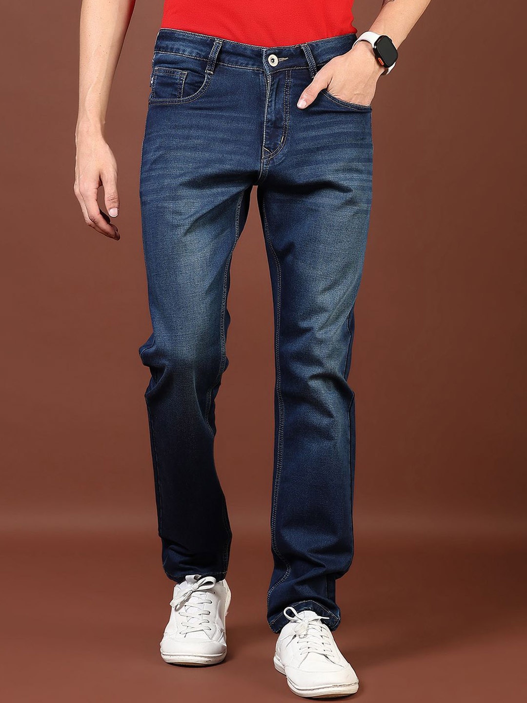 

V-Mart Men Light Fade Jeans, Blue