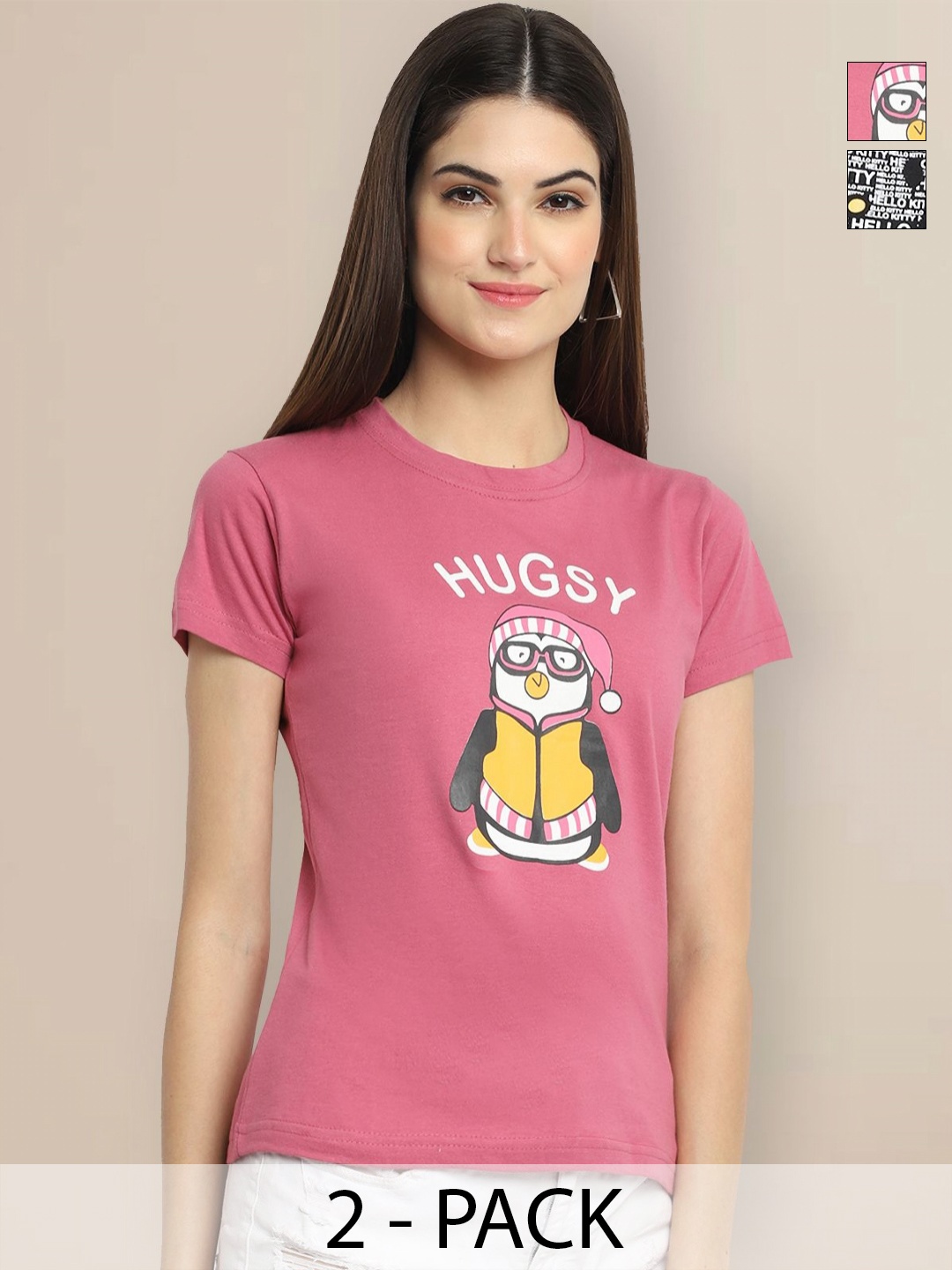 

Metronaut Women Typography 2 Printed T-shirt, Multi