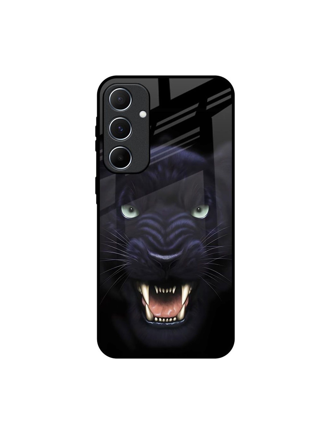 

QRIOH Quirky Printed Samsung Galaxy A55 5G Back Case Mobile Accessories, Black