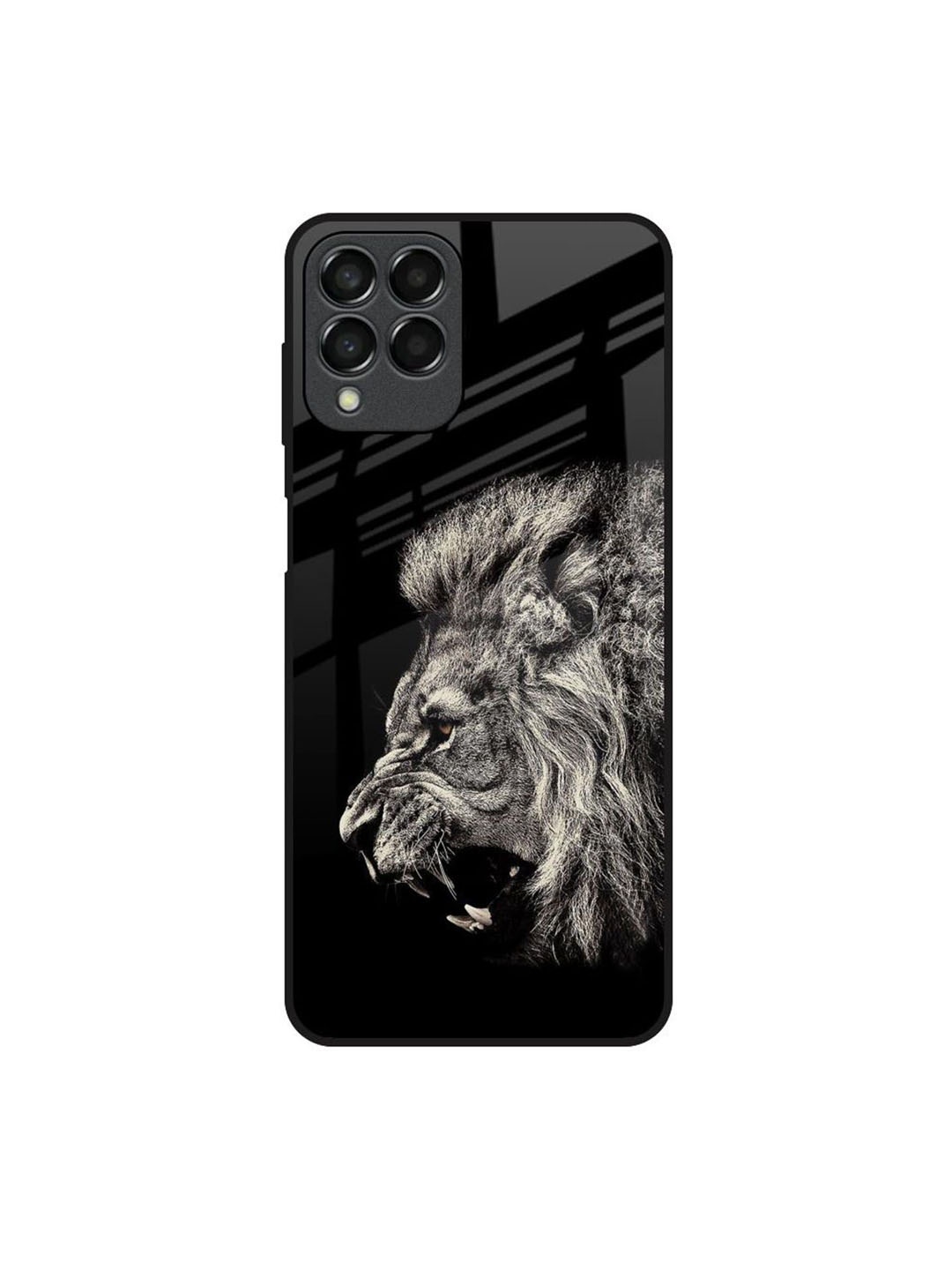 

QRIOH Quirky Printed Samsung Galaxy M33 5G Back Case Mobile Accessories, Black