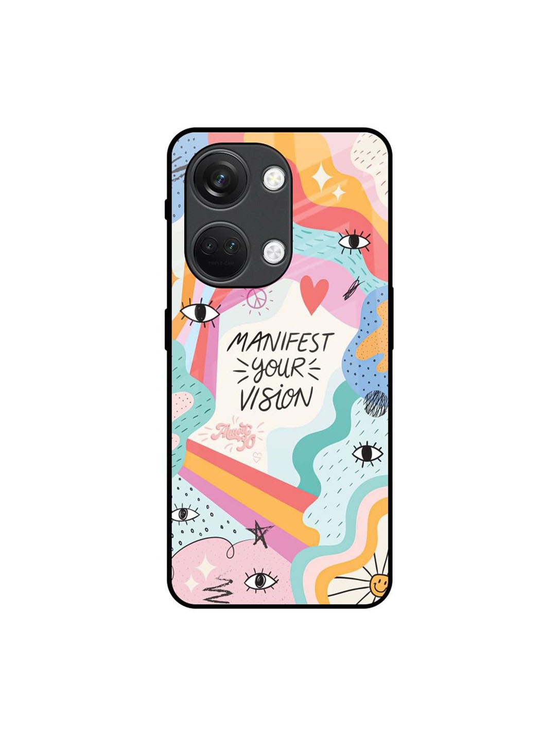 

QRIOH Typography Printed OnePlus Nord 3 5G Back Case Mobile Accessories, White