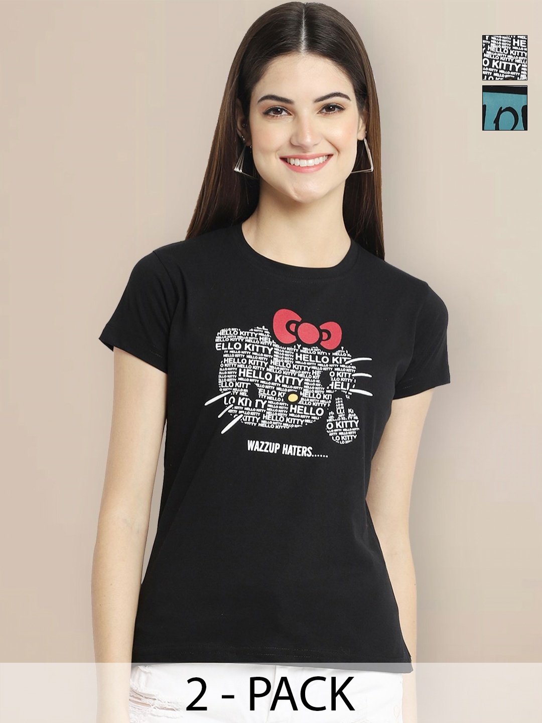 

Metronaut Women Typography 2 Printed T-shirt, Multi
