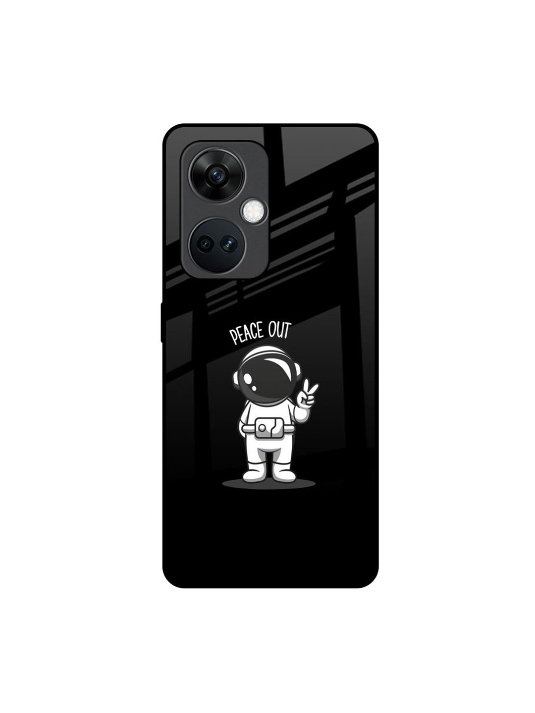 

QRIOH Quirky Printed OnePlus Nord CE 3 5G Back Case Mobile Accessories, Black