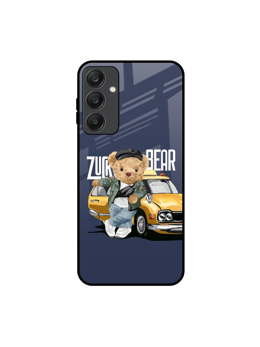 

QRIOH Cartoon Characters Printed Samsung Galaxy A25 5G Back Case Mobile Accessories, Navy blue
