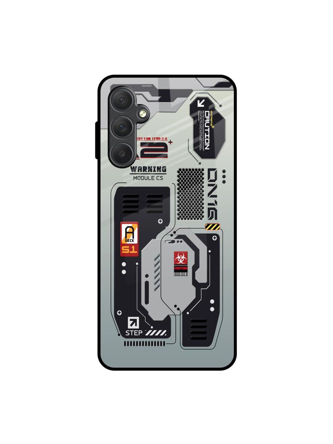 

QRIOH Typography Printed Samsung Galaxy M54 5G Back Case Mobile Accessories, Grey