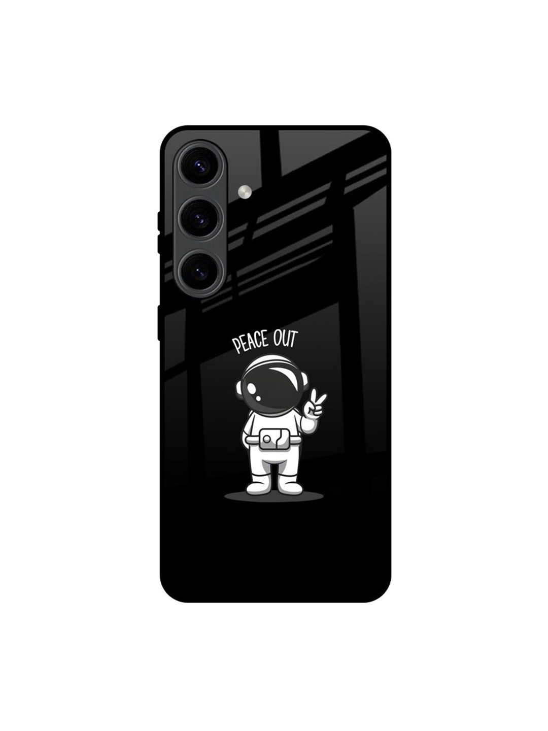

QRIOH Quirky Printed Samsung Galaxy S24 5G Back Case Mobile Accessories, Black