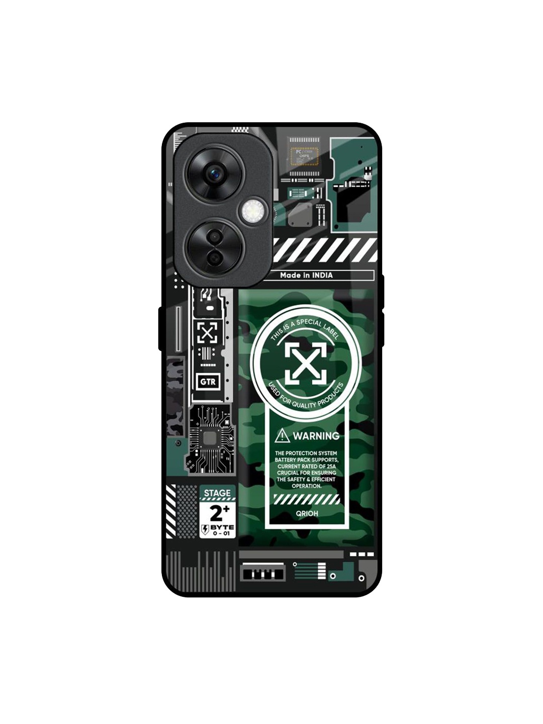 

QRIOH Typography Printed OnePlus Nord CE 3 Lite 5G Back Case Mobile Accessories, Black