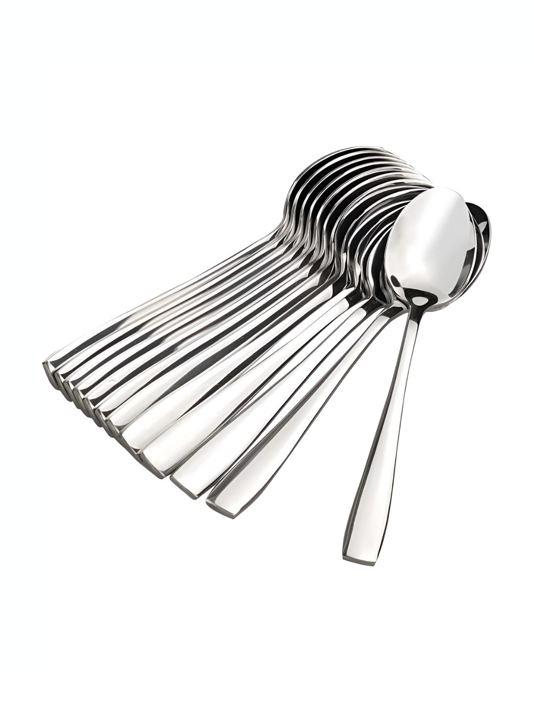 

Parage 12 Pieces Stainless Steel Impress Dinner Spoon, Silver