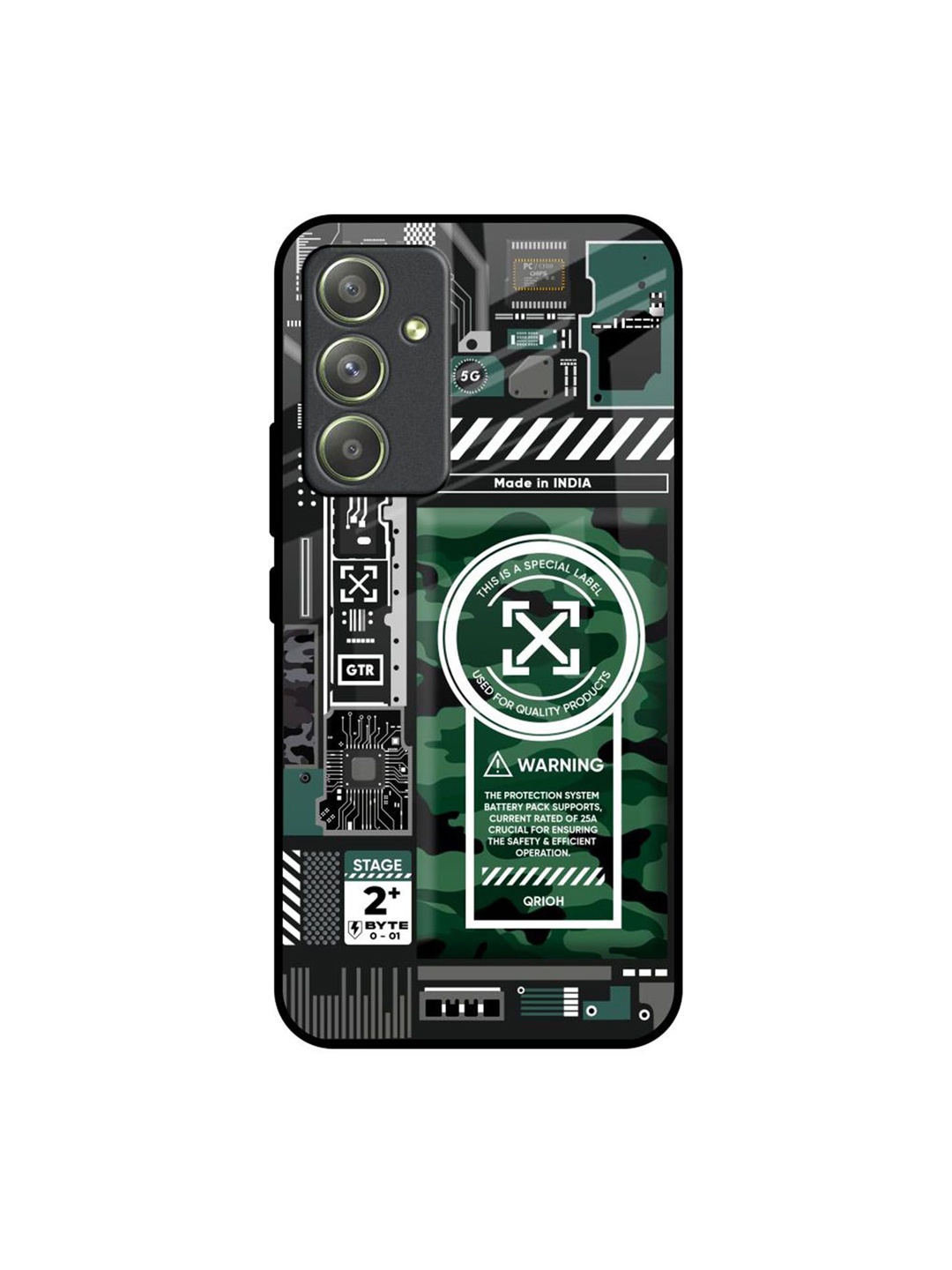 

QRIOH Typography Printed Samsung Galaxy A54 5G Back Case Mobile Accessories, Black