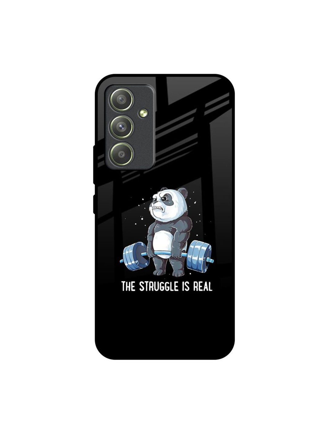 

QRIOH Quirky Printed Samsung Galaxy A54 5G Back Case Mobile Accessories, Black