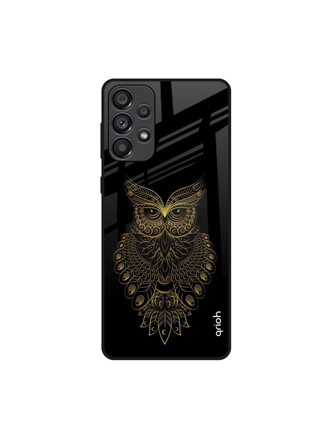 

QRIOH Quirky Printed Samsung Galaxy A33 5G Back Case Mobile Accessories, Black