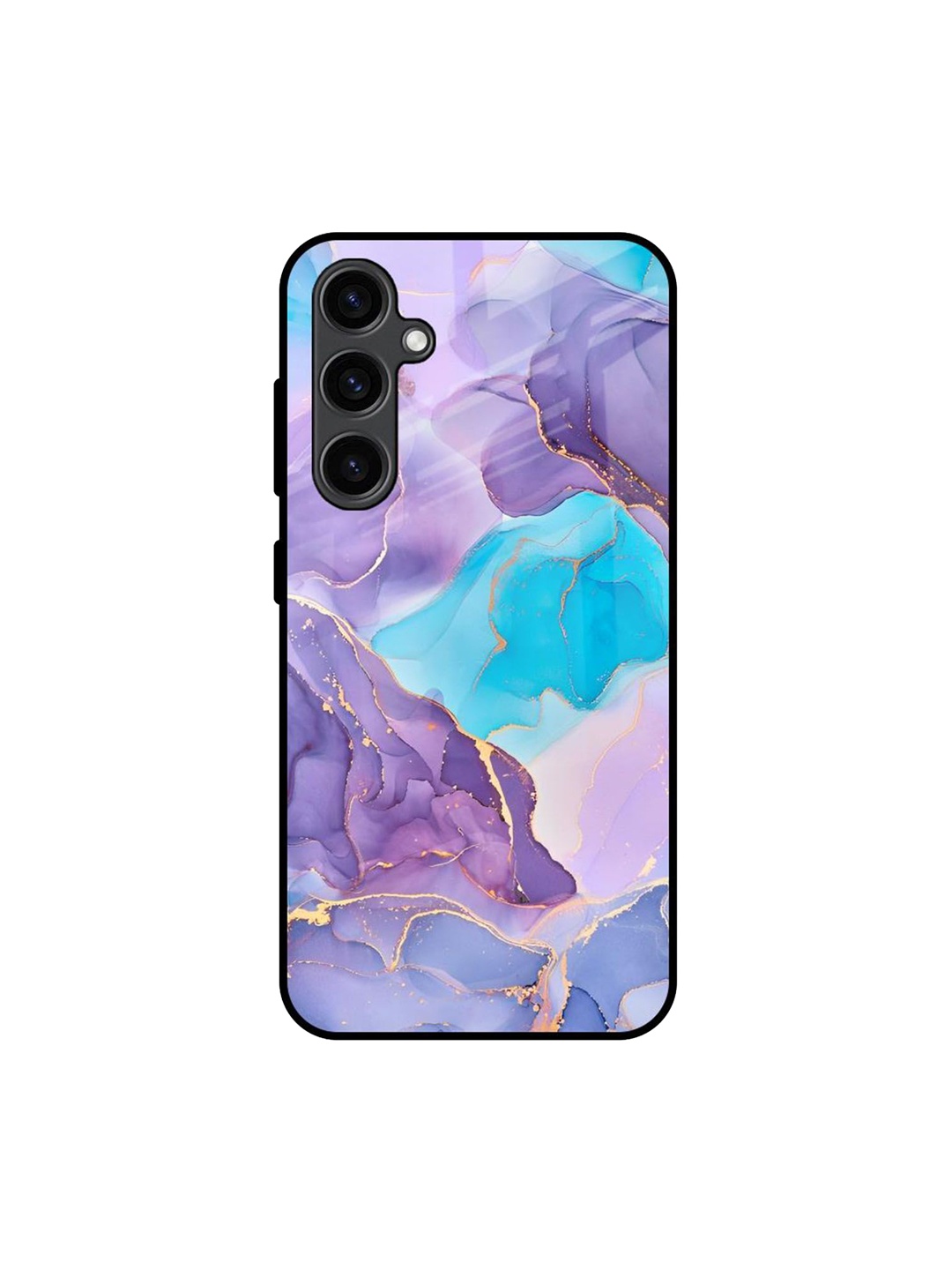 

QRIOH Abstract Printed Samsung Galaxy S23 FE 5G Back Case Mobile Accessories, Purple